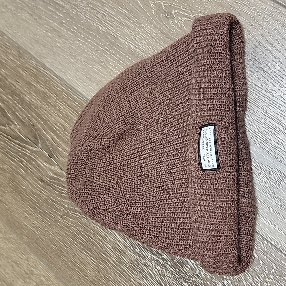 Brown Knit Beanie